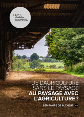 APCE paysage de conseils 2025 - Maxent
