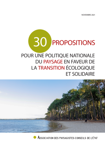 Pour une politique nationale du paysage en faveur de la transition écologique et solidaire
