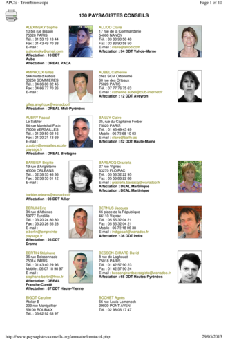 Annuaire 2013